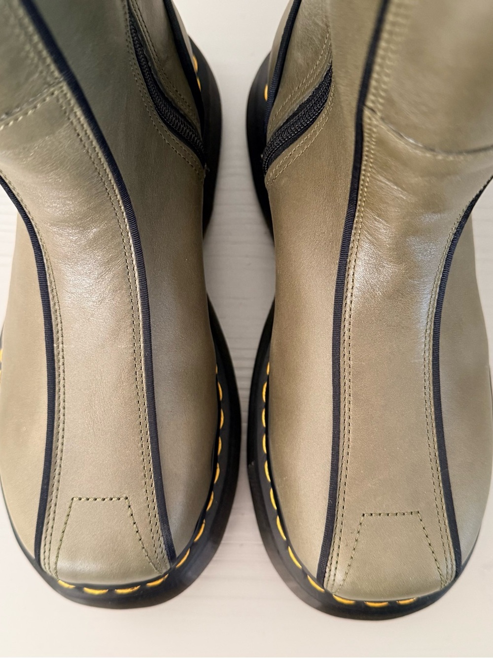Dr. Martens Buzz Hi boots Olive Green 7 - Picture 5 of 10